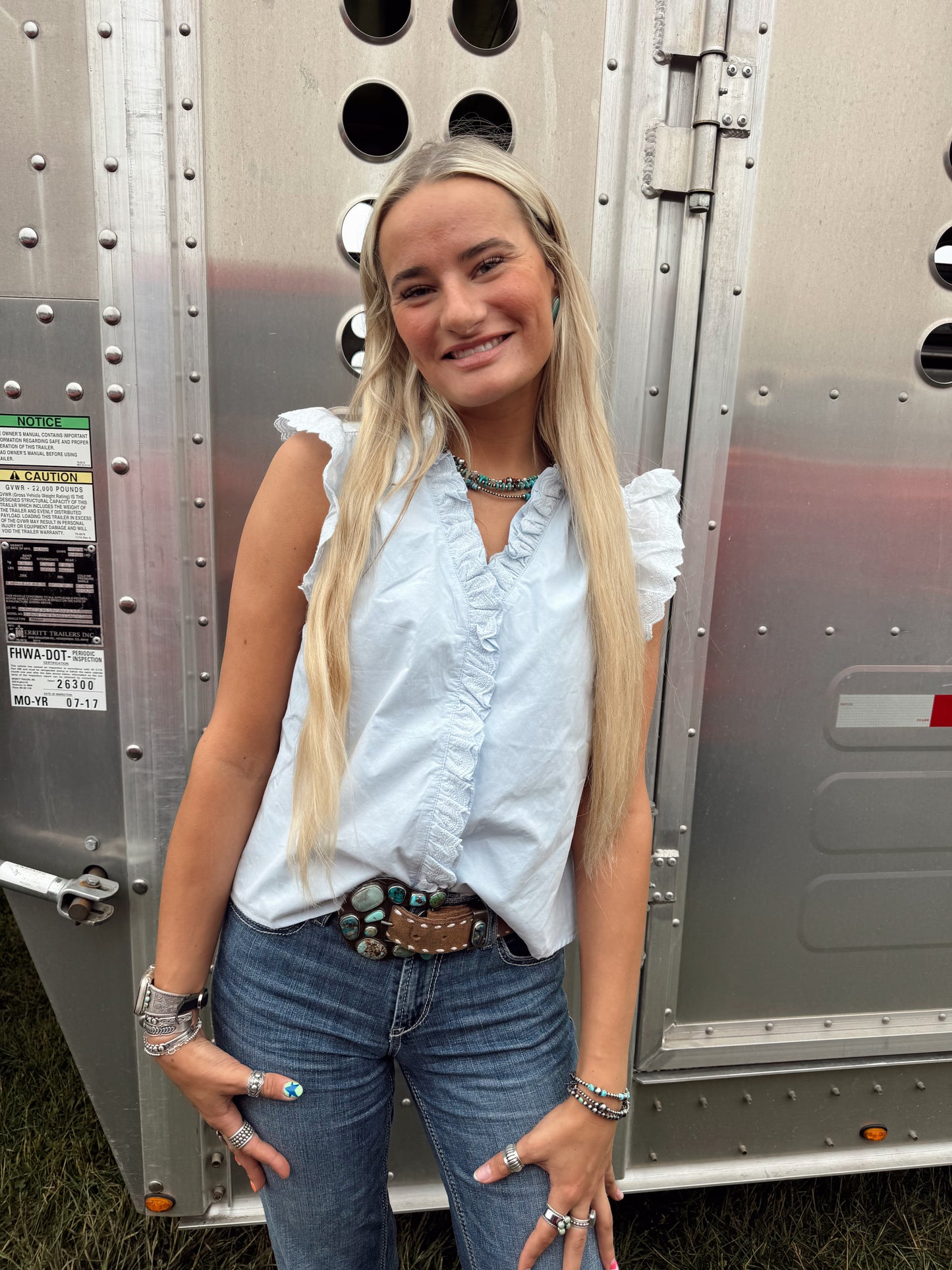 The Sky Blue Blouse