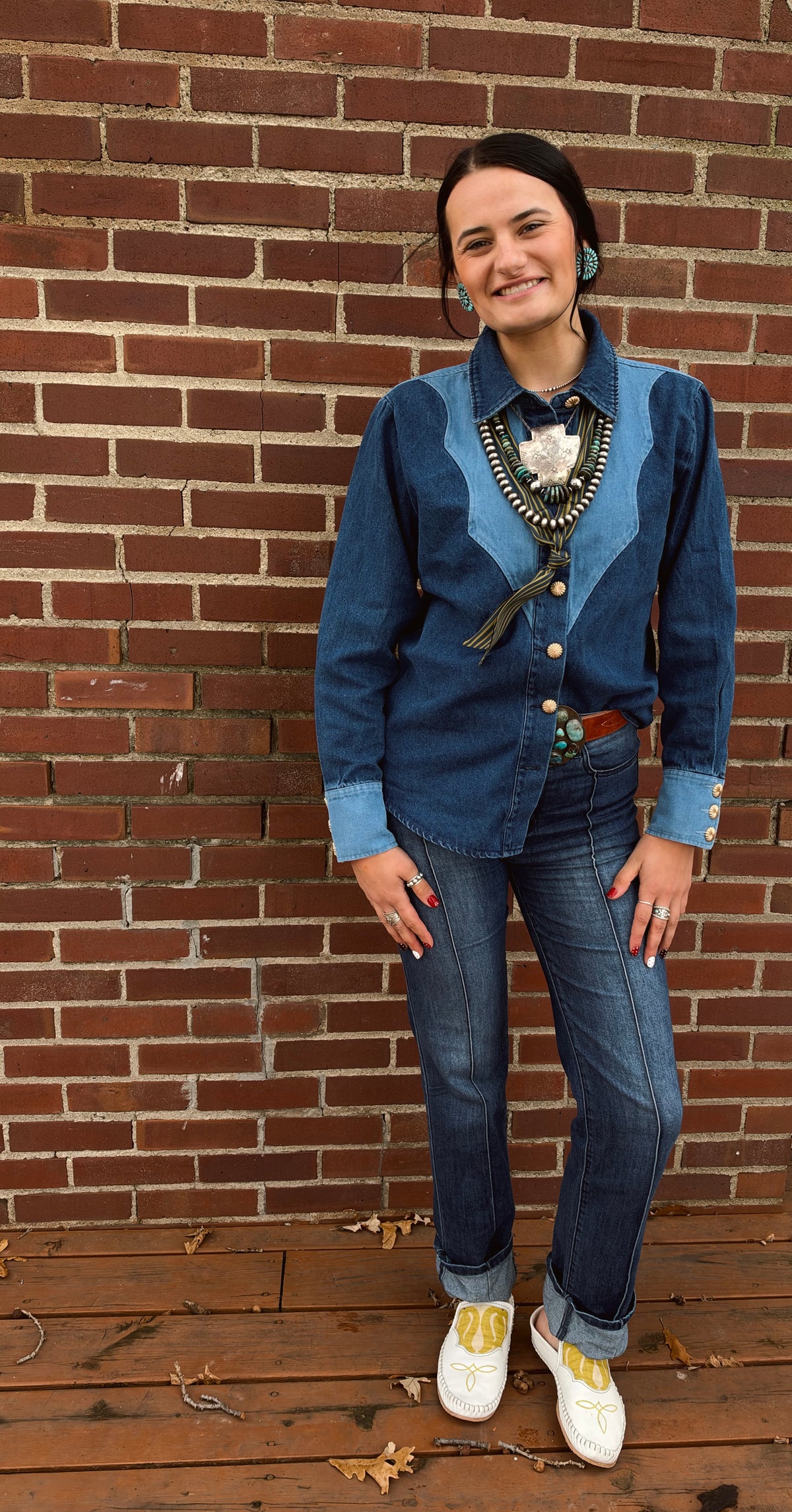 The Funky Denim Top