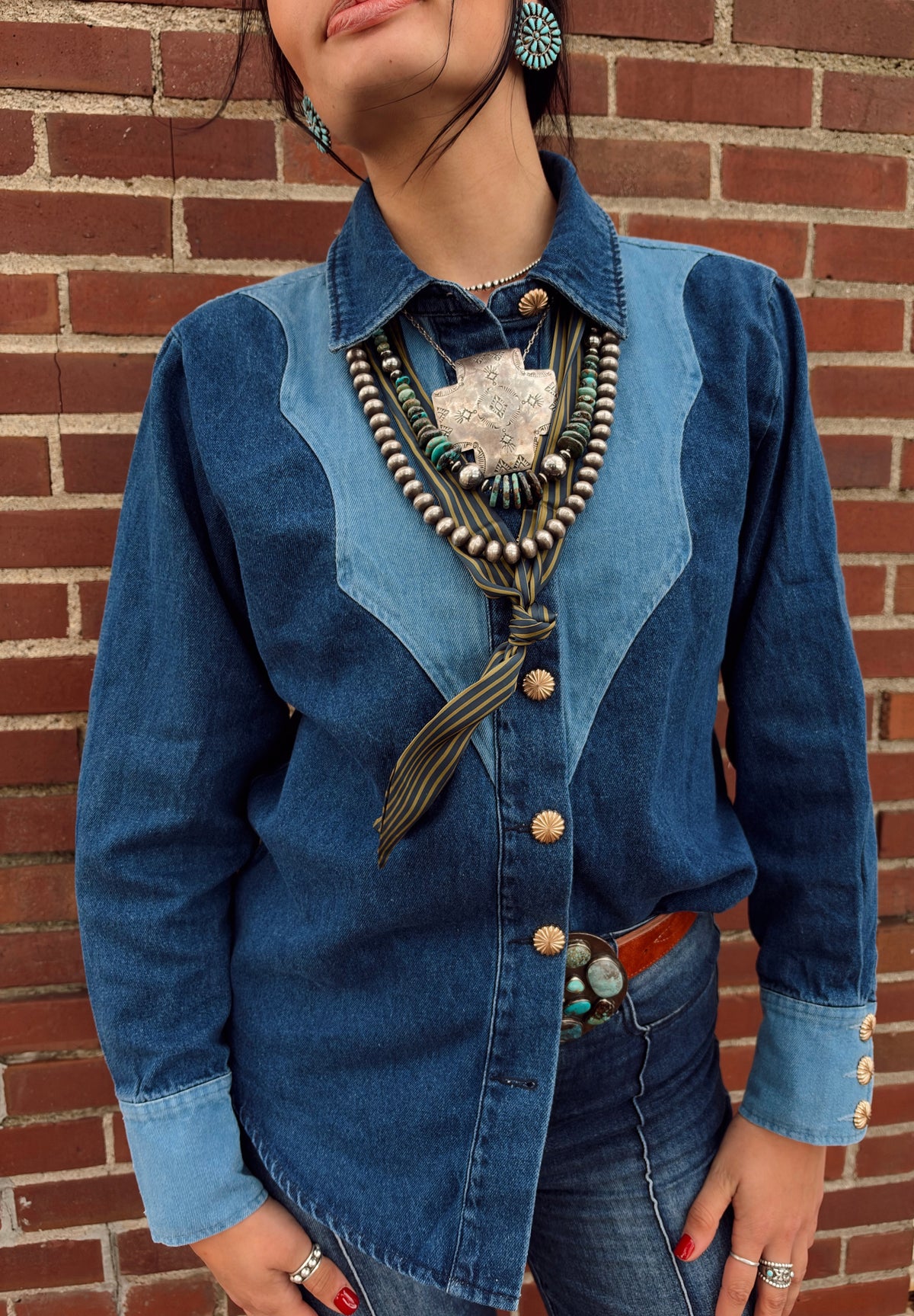 The Funky Denim Top
