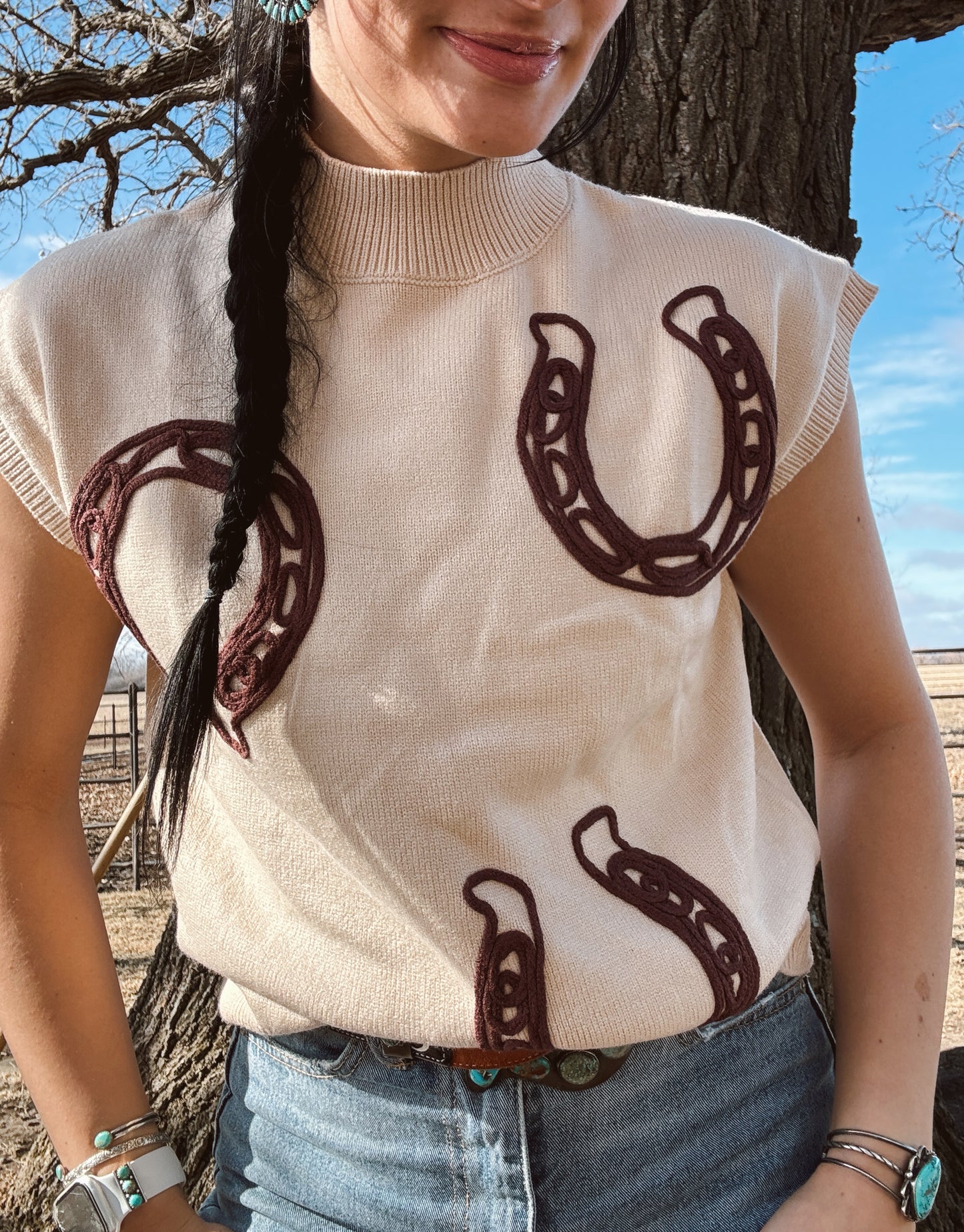 Horseshoe Sweater Vest