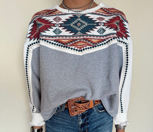 Western Aztec Crewneck