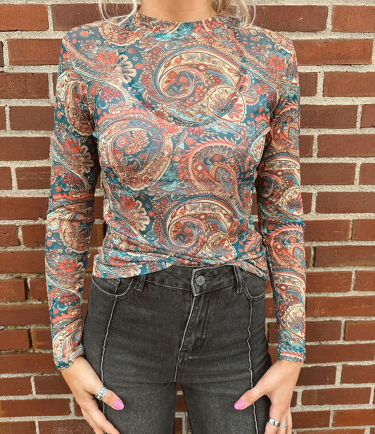 Paisley Mesh