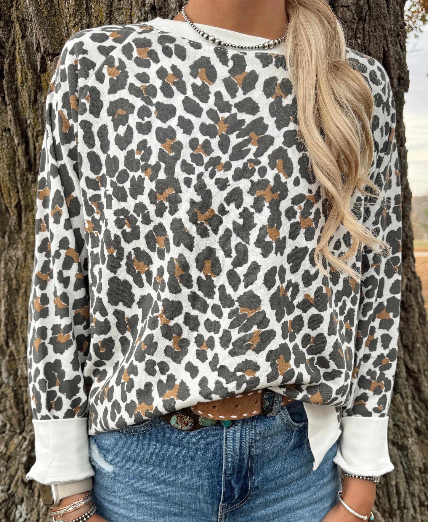 Leopard Crewneck