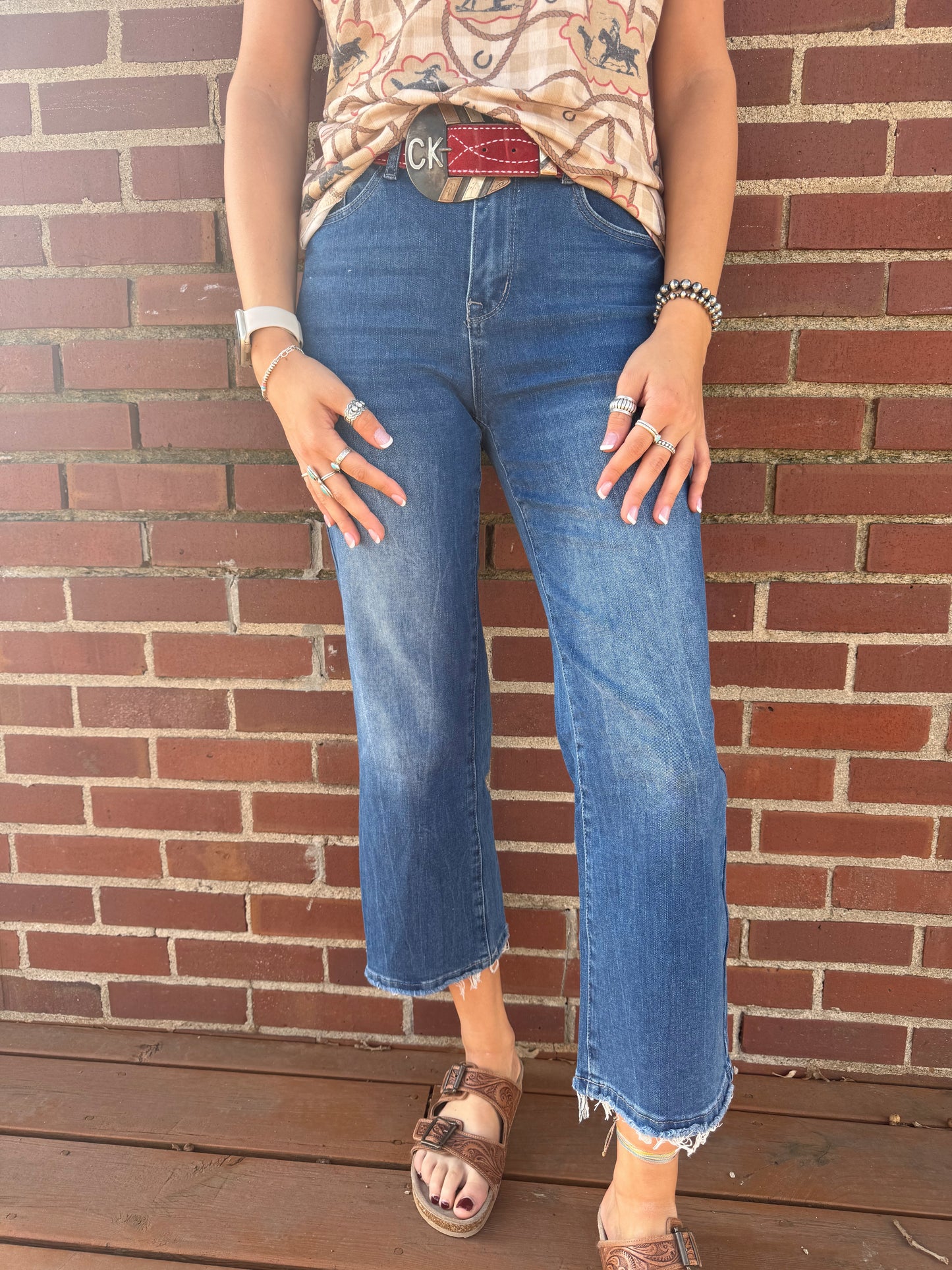 The Raw Hemmed Jeans