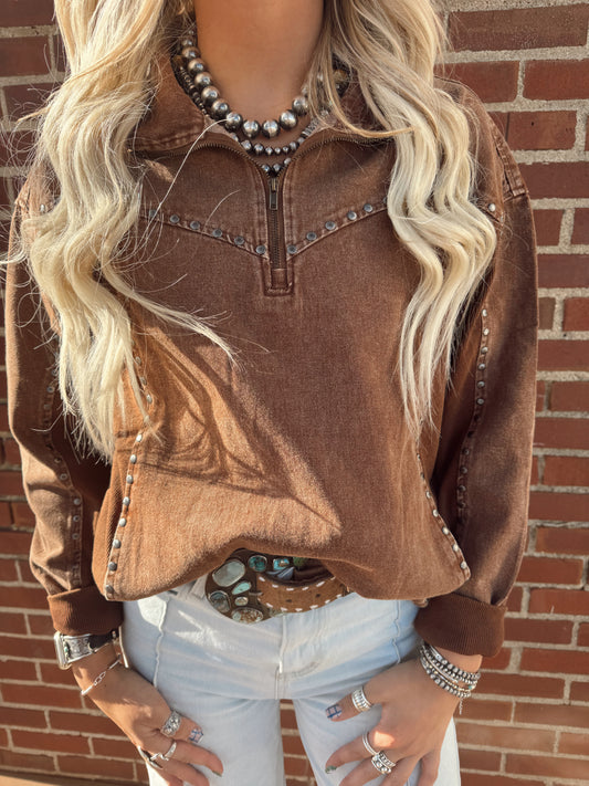 The Studded Pullover