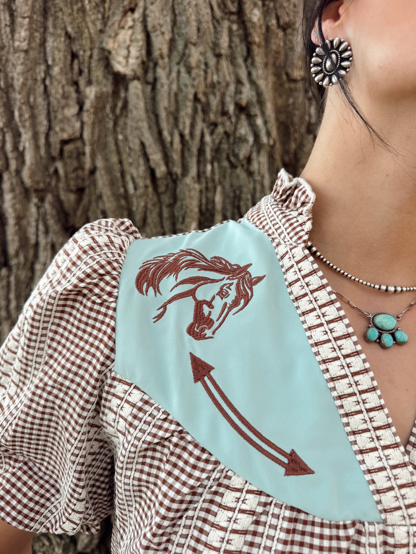 The Stampede (Brown & Teal)