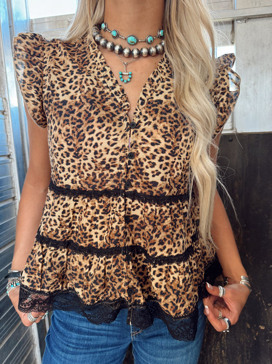 The Cheetah Blouse
