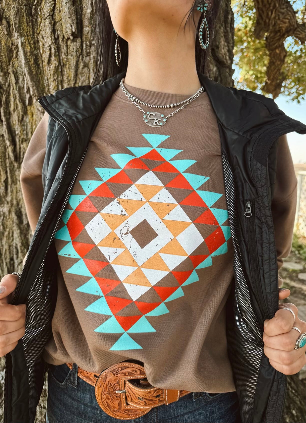 Colorful Aztec Crewneck